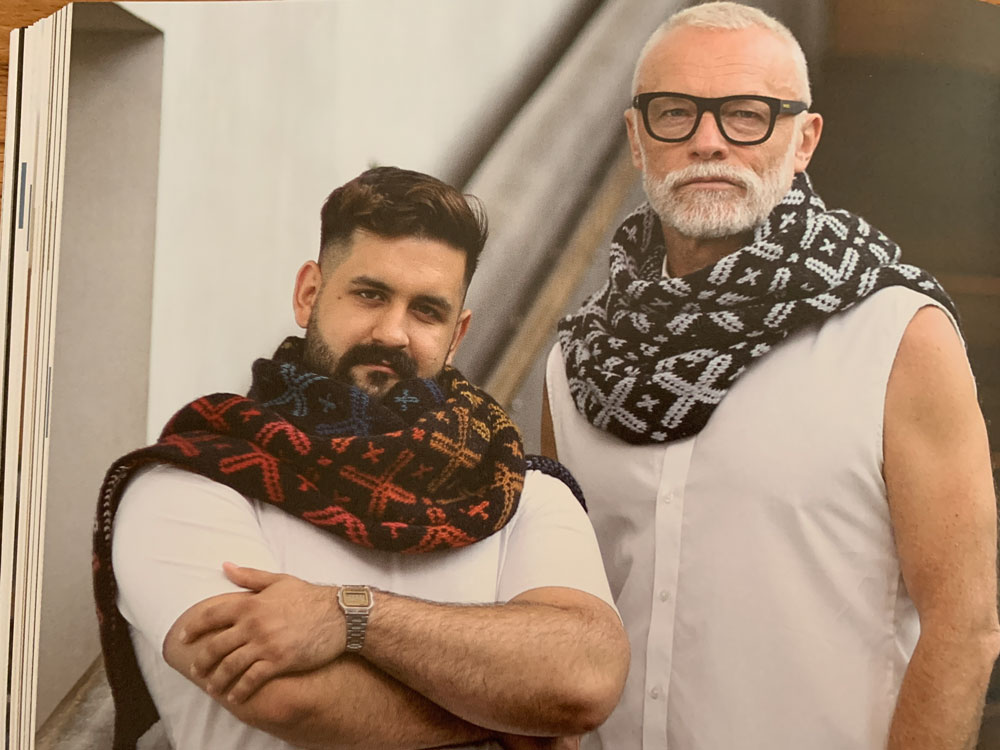 Eisheilger & Lichtbrecher - zwei Schals in Stranded Colorwork Technik
