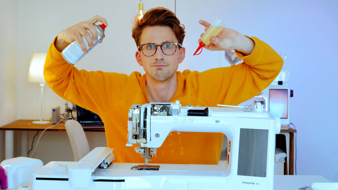 Nähmaschine reinigen