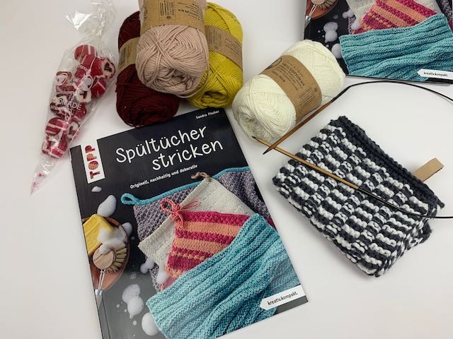 Spültücher stricken - Geschenkidee