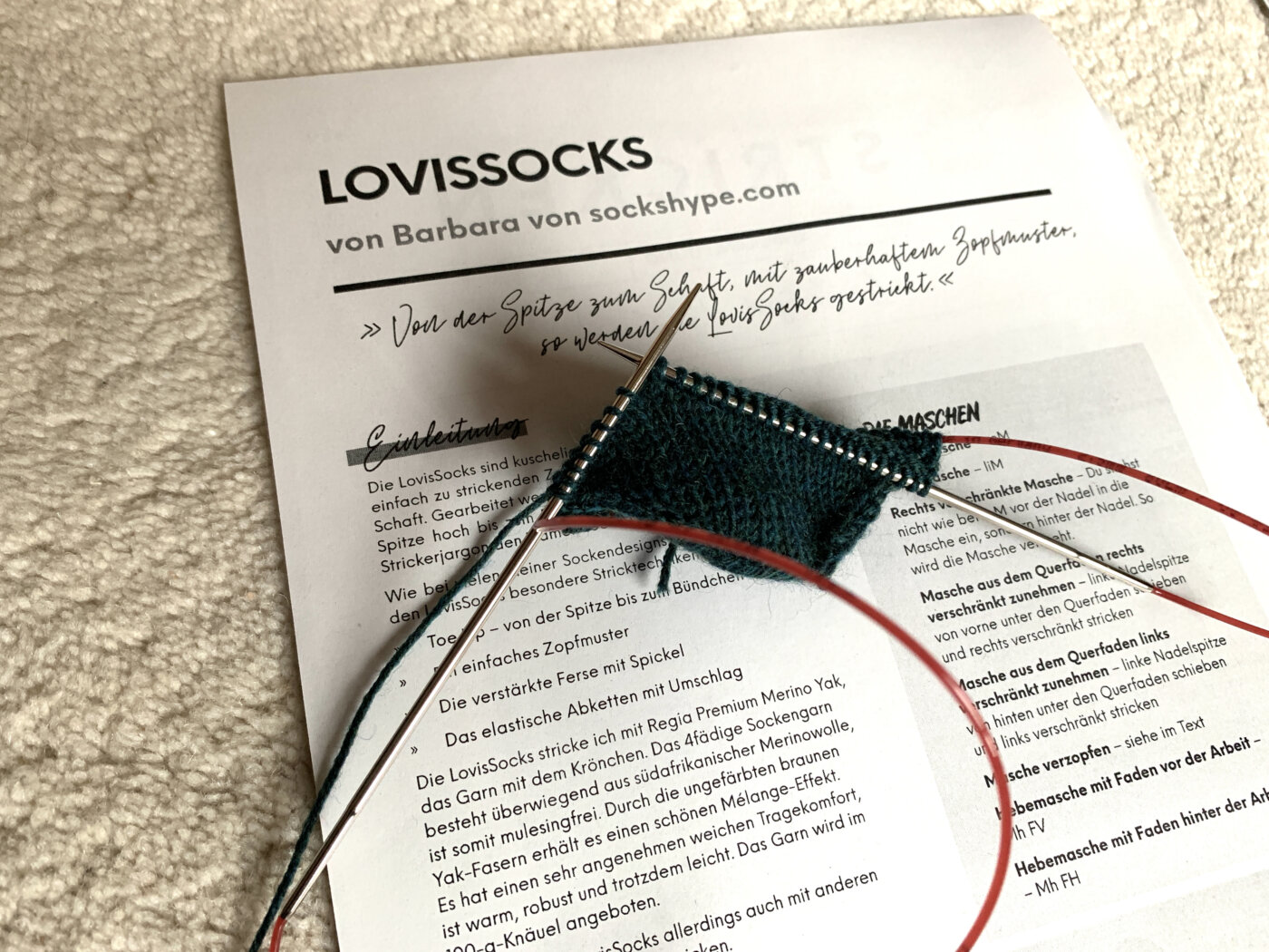 LovisSocks in Magic Loop Methode