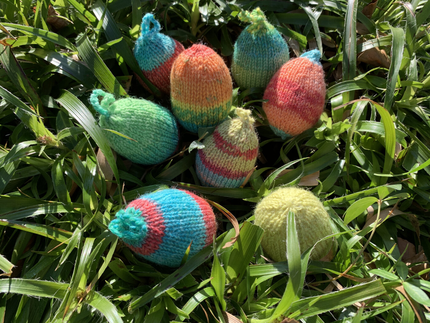 Mach mit! Beim Ostereier stricken