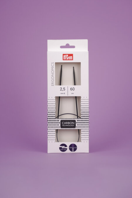 PRYM Ergonomics Rundstricknadeln (CARBON)