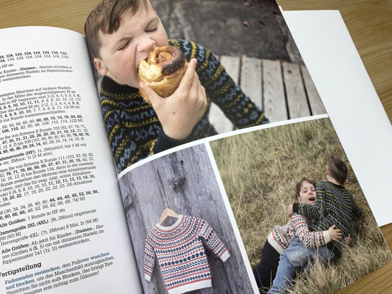Fotos im Buch Nordisch stricken - Fast ein Familienfotoalbumg