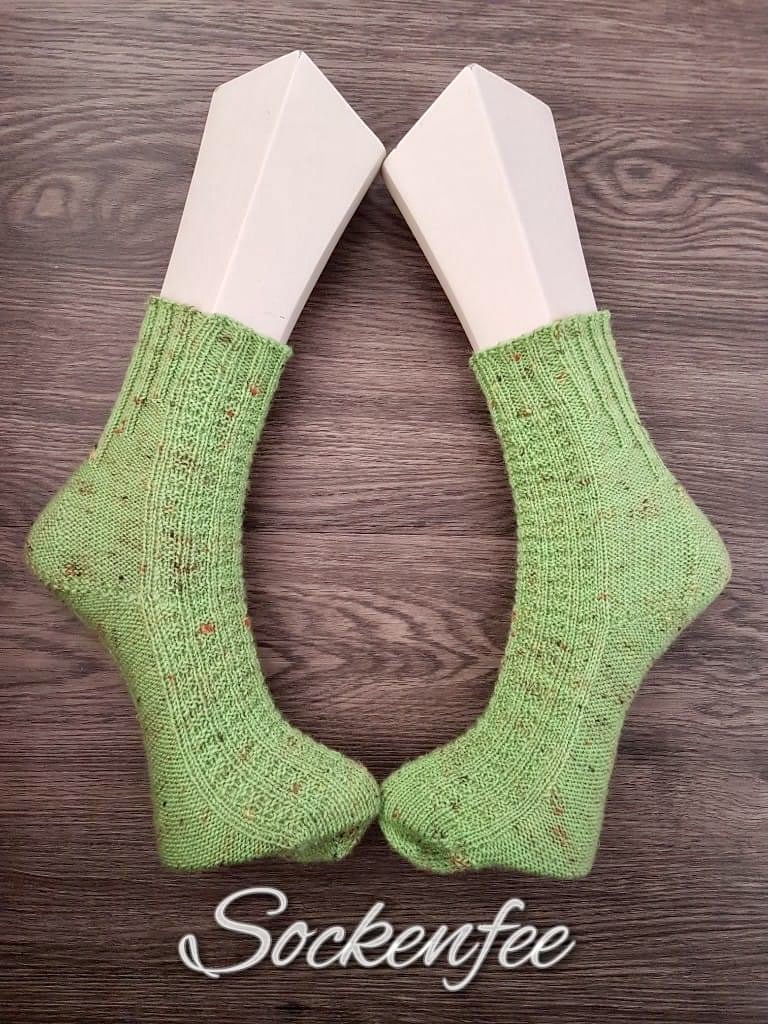 QuinSocks - Toe Up Socken mit Zunahmeferse von Caro