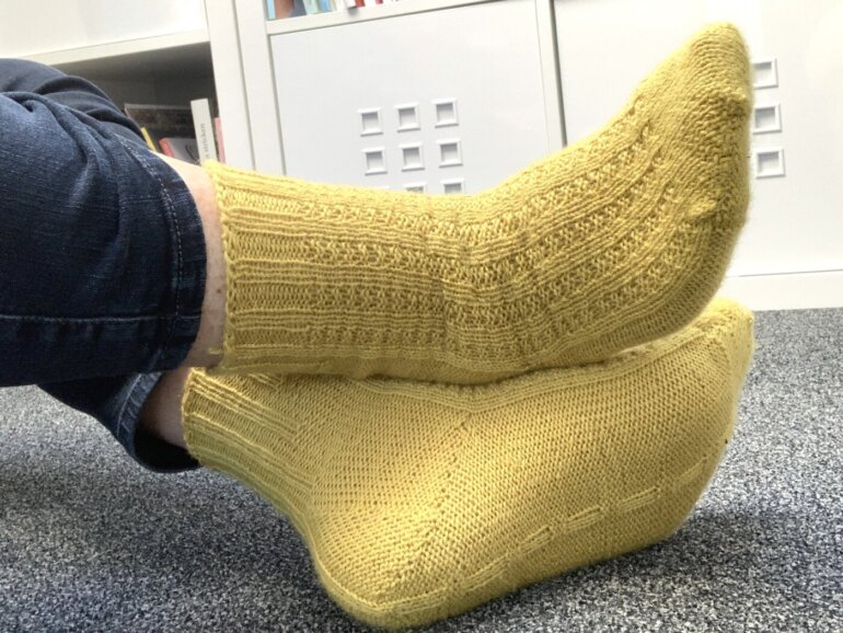 QuinSocks - toe Up Socke mit Zunahmeferse