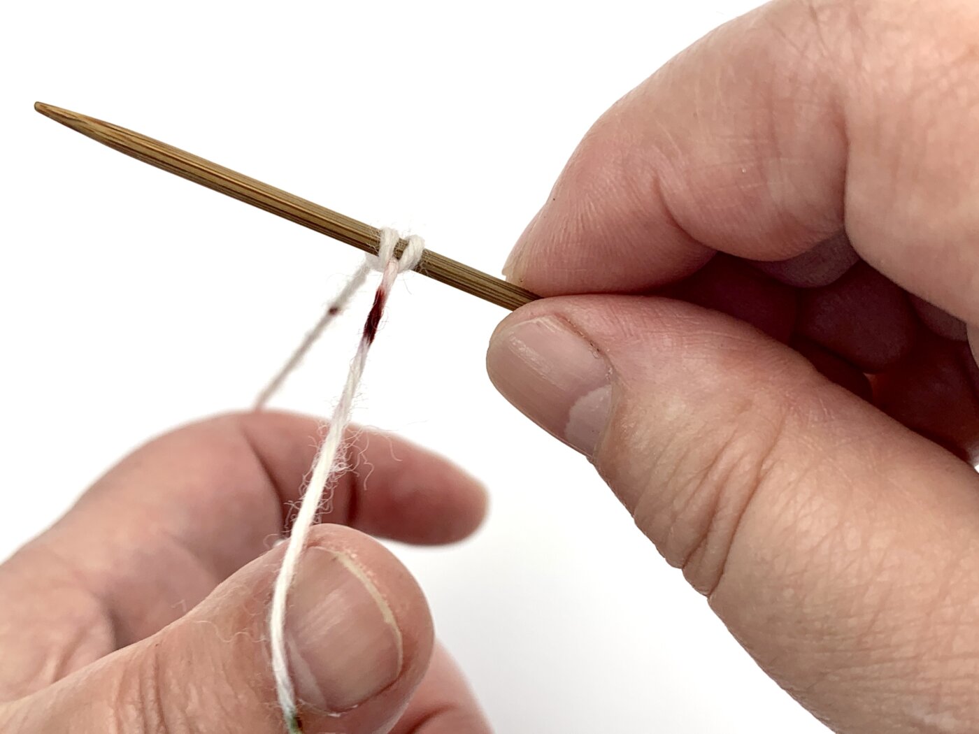Estnischer Maschenanschlag 4 - Streifensocken stricken - TildaSocks mit Dekorstreifen