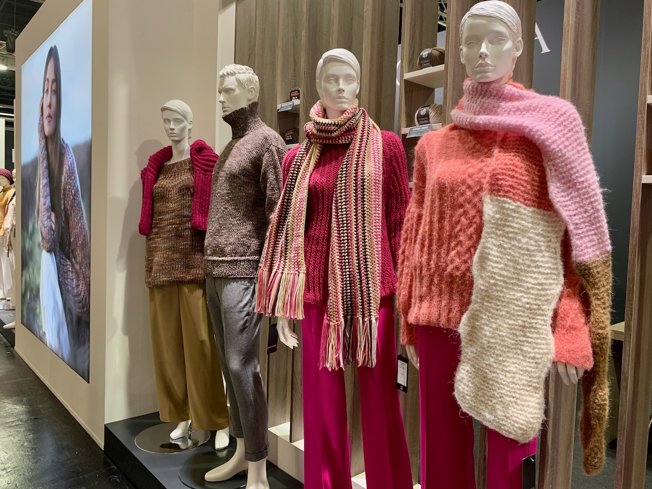 Trends aus der Strickwelt auf der h + h cologne 2023