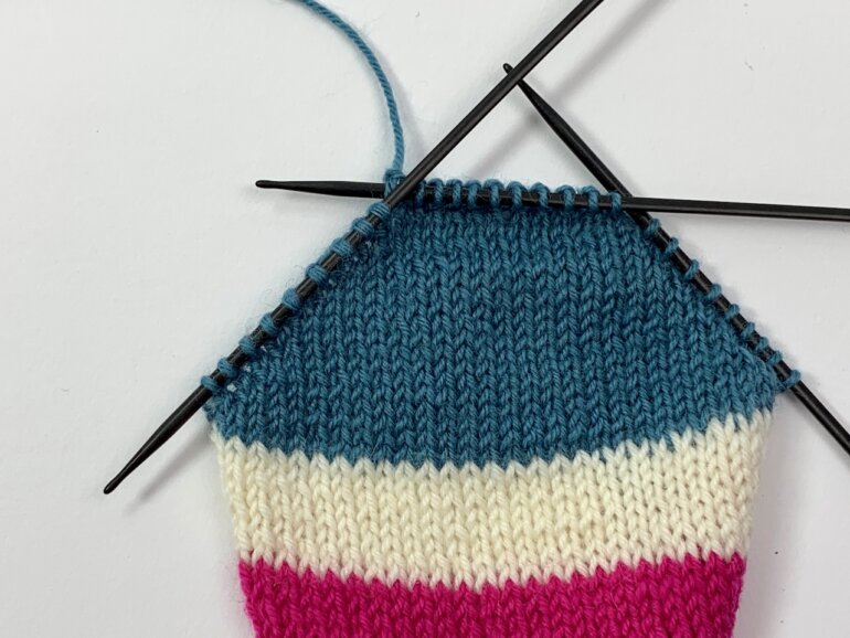Socken stricken mit zwei Nadeln die VanjaSocks