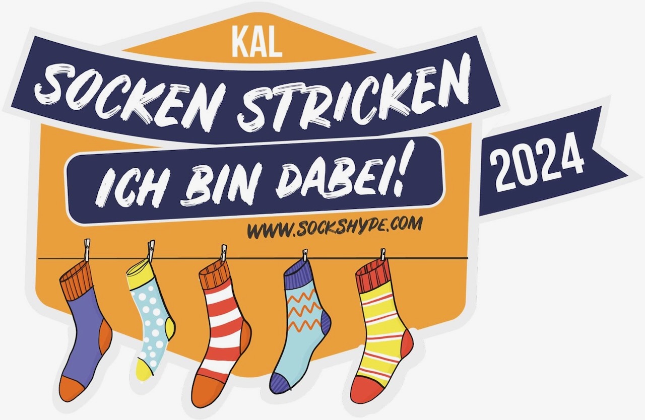 Logo sockshype SockenstrickenKAL 2024 für die Strickgemeinschaft zum Download