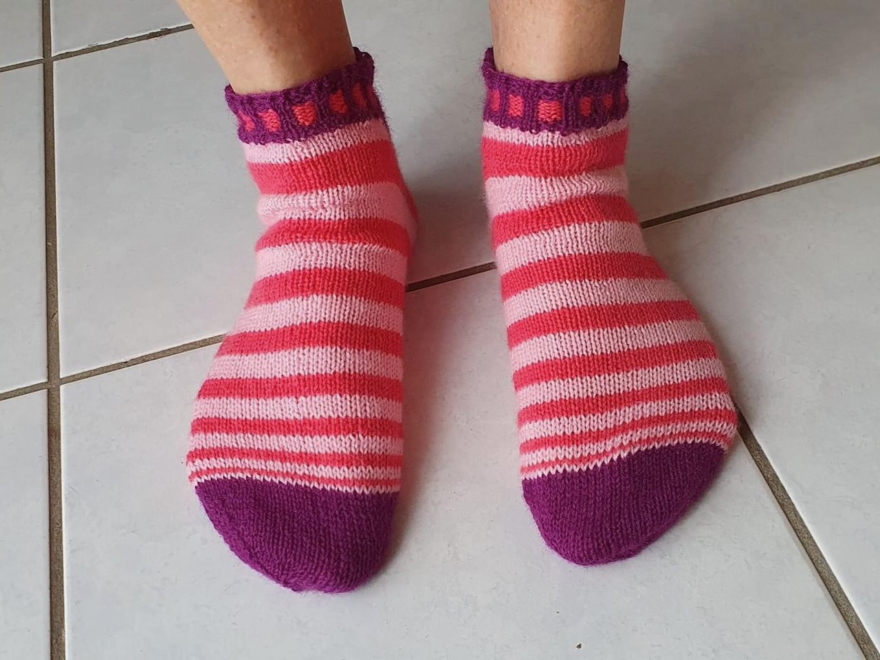 XenieSocks von Doris - Toe Up Sneaker-Socken stricken