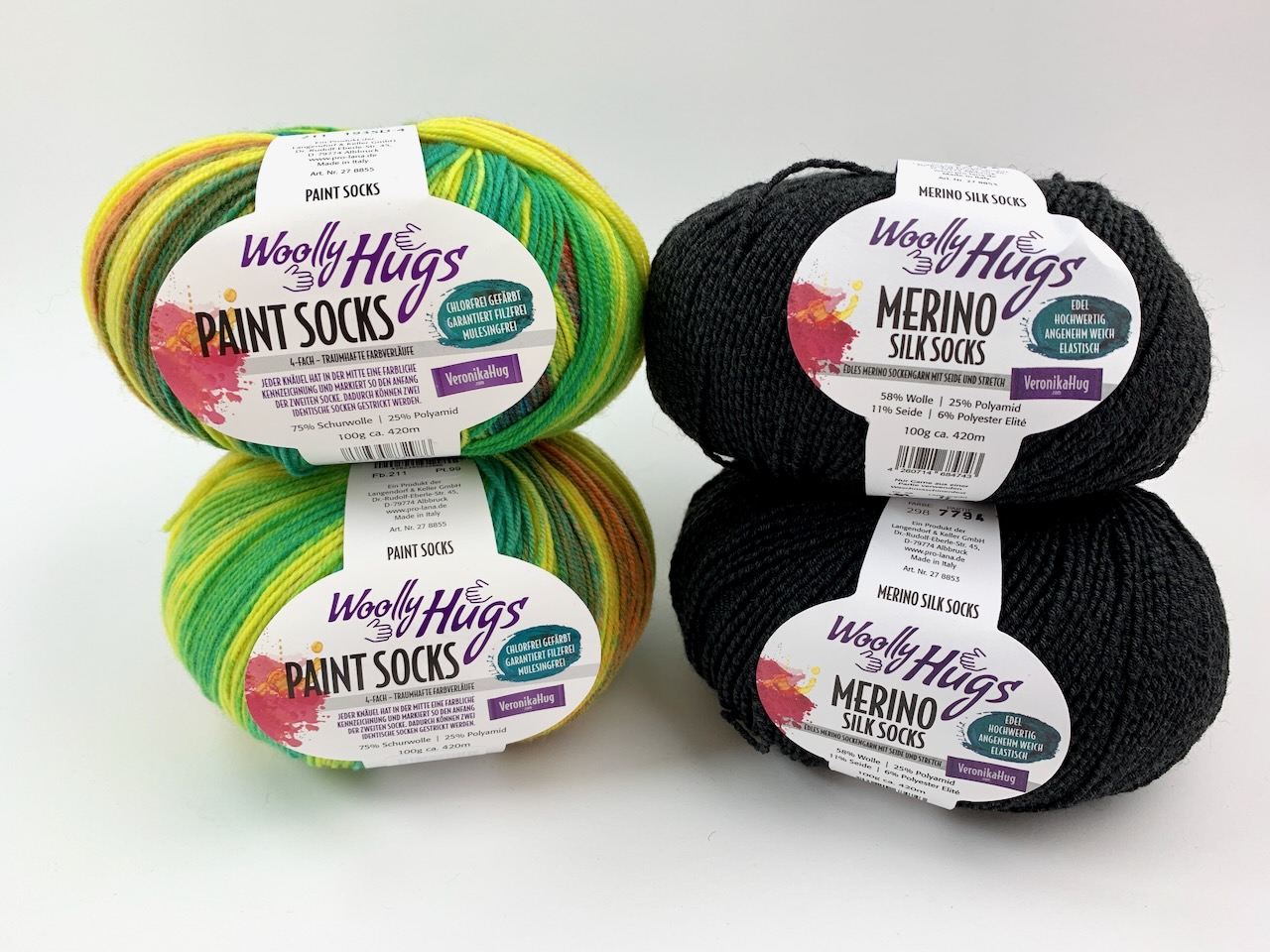 Woolly Hugs Garn verwendet für den Musterschal