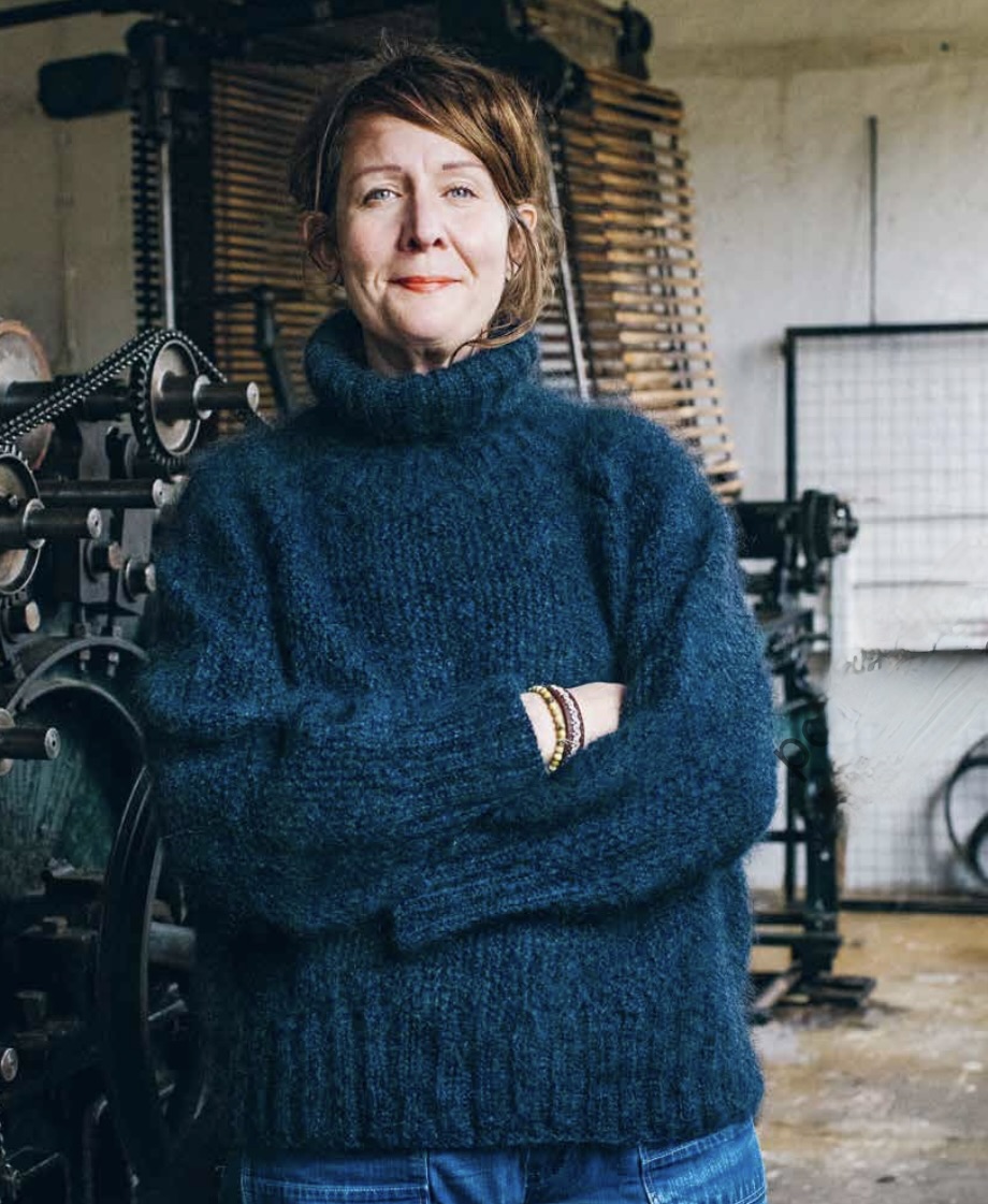 Pullover Bredsand - Ein warmer, klassischer und leichter Pullover mit Raglanärmeln im Perlmuster