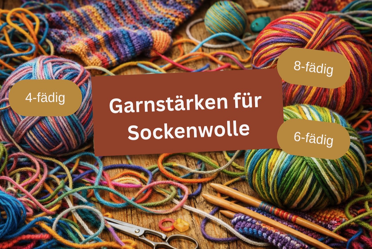 Garnstärken für Sockenwolle - Titelbild